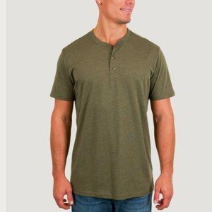 NEW! True Classic Fresh  Clean Tees - Short Sleeve Henley Tee